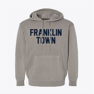 Franklin Town Massachusetts Classic Block Pigment-Dyed Hoodie