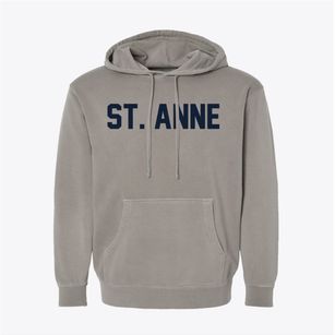 St. Anne Illinois Classic Block Pigment-Dyed Hoodie