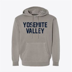 Yosemite Valley California Classic Block Pigment-Dyed Hoodie