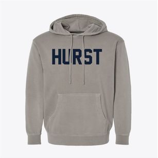Hurst Illinois Classic Block Pigment-Dyed Hoodie