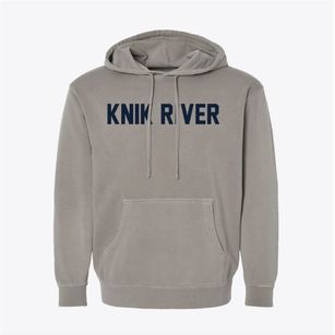 Knik River Alaska Classic Block Pigment-Dyed Hoodie