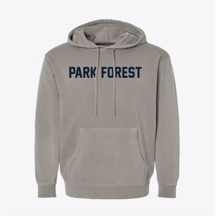 Park Forest Illinois Classic Block Pigment-Dyed Hoodie
