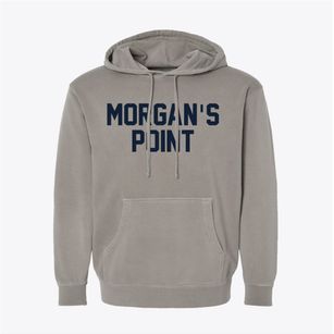 Morgan's Point Texas Classic Block Pigment-Dyed Hoodie