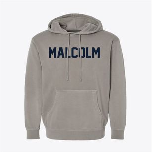 Malcolm Alabama Classic Block Pigment-Dyed Hoodie