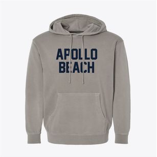 Apollo Beach Florida Classic Block Pigment-Dyed Hoodie