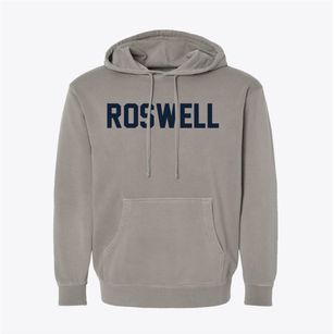 Roswell Ohio Classic Block Pigment-Dyed Hoodie