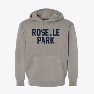 Roselle Park New Jersey Classic Block Pigment-Dyed Hoodie