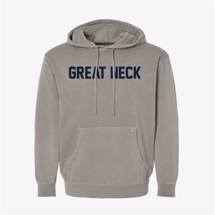 Great Neck New York Classic Block Pigment-Dyed Hoodie