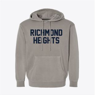 Richmond Heights Missouri Classic Block Pigment-Dyed Hoodie