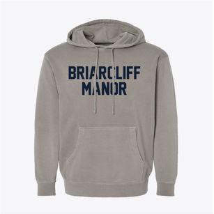 Briarcliff Manor New York Classic Block Pigment-Dyed Hoodie