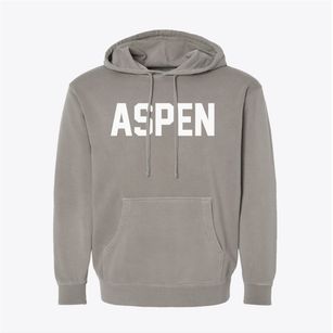 Aspen Colorado Classic Block Pigment-Dyed Hoodie