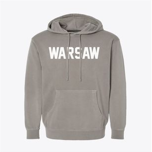 Warsaw New York Classic Block Pigment-Dyed Hoodie