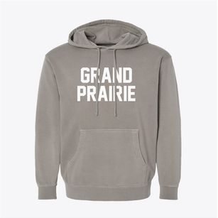 Grand Prairie Texas Classic Block Pigment-Dyed Hoodie