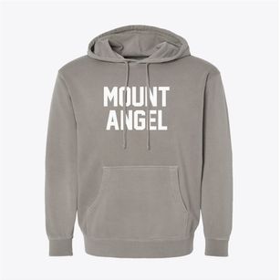 Mount Angel Oregon Classic Block Pigment-Dyed Hoodie