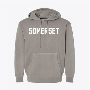 Somerset New York Classic Block Pigment-Dyed Hoodie