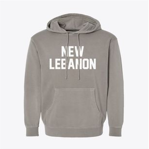 New Lebanon New York Classic Block Pigment-Dyed Hoodie