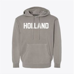 Holland Michigan Classic Block Pigment-Dyed Hoodie