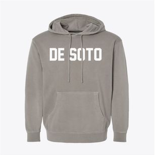 De Soto Illinois Classic Block Pigment-Dyed Hoodie