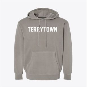 Terrytown Nebraska Classic Block Pigment-Dyed Hoodie