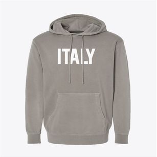 Italy New York Classic Block Pigment-Dyed Hoodie