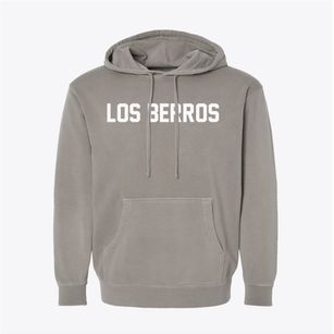 Los Berros California Classic Block Pigment-Dyed Hoodie
