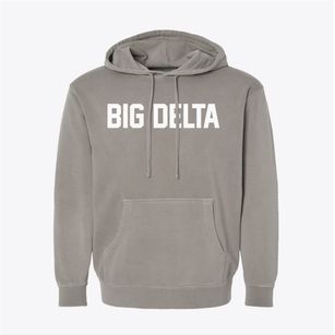 Big Delta Alaska Classic Block Pigment-Dyed Hoodie