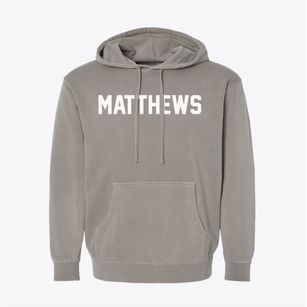 Matthews Indiana Classic Block Pigment-Dyed Hoodie
