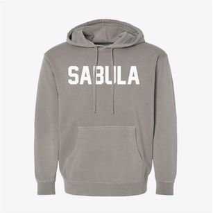 Sabula Iowa Classic Block Pigment-Dyed Hoodie