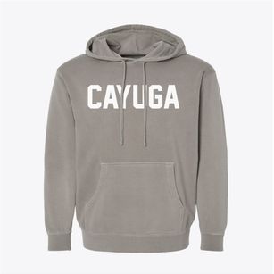 Cayuga New York Classic Block Pigment-Dyed Hoodie
