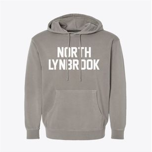 North Lynbrook New York Classic Block Pigment-Dyed Hoodie