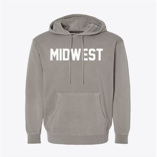 Midwest Wyoming Classic Block Pigment-Dyed Hoodie