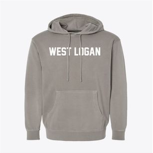 West Logan West Virginia Classic Block Pigment-Dyed Hoodie