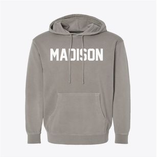 Madison New Jersey Classic Block Pigment-Dyed Hoodie