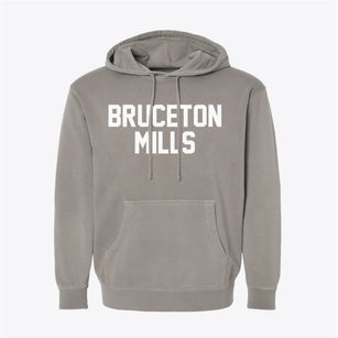 Bruceton Mills West Virginia Classic Block Pigment-Dyed Hoodie
