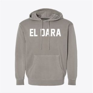 El Dara Illinois Classic Block Pigment-Dyed Hoodie
