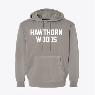 Hawthorn Woods Illinois Classic Block Pigment-Dyed Hoodie