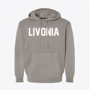 Livonia New York Classic Block Pigment-Dyed Hoodie