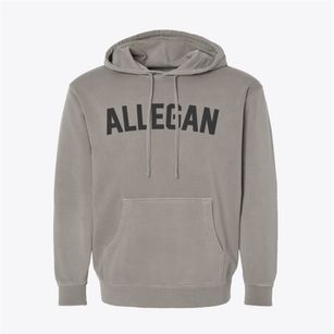 Allegan Michigan Classic Curve Pigment-Dyed Hoodie