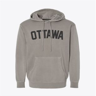 Ottawa Wisconsin Classic Curve Pigment-Dyed Hoodie