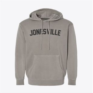 Jonesville Louisiana Classic Curve Pigment-Dyed Hoodie