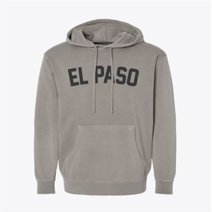 El Paso Texas Classic Curve Pigment-Dyed Hoodie