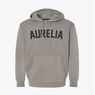 Aurelia Iowa Classic Curve Pigment-Dyed Hoodie