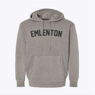 Emlenton Pennsylvania Classic Curve Pigment-Dyed Hoodie