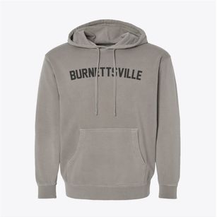 Burnettsville Indiana Classic Curve Pigment-Dyed Hoodie