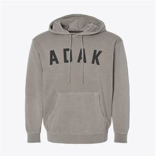 Adak Alaska Classic Curve Pigment-Dyed Hoodie