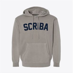 Scriba New York Classic Curve Pigment-Dyed Hoodie