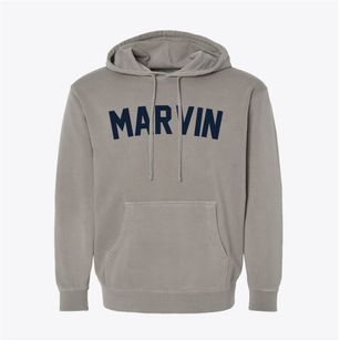 Marvin North Carolina Classic Curve Pigment-Dyed Hoodie