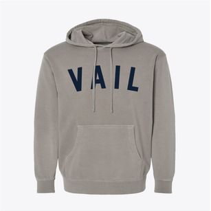 Vail Colorado Classic Curve Pigment-Dyed Hoodie