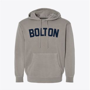 Bolton Massachusetts Classic Curve Pigment-Dyed Hoodie