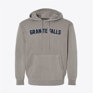 Granite Falls North Carolina Classic Curve Pigment-Dyed Hoodie